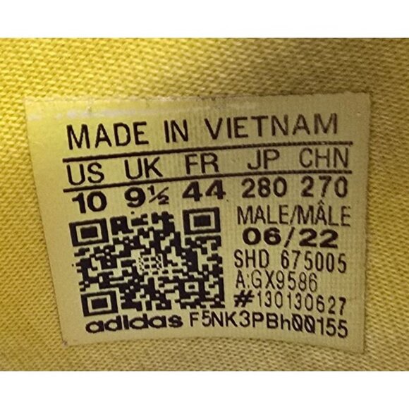 Adidas Nite‎ Jogger Yellow Sneakers Shoes Womens Size 10.5 - Picture 6 of 15